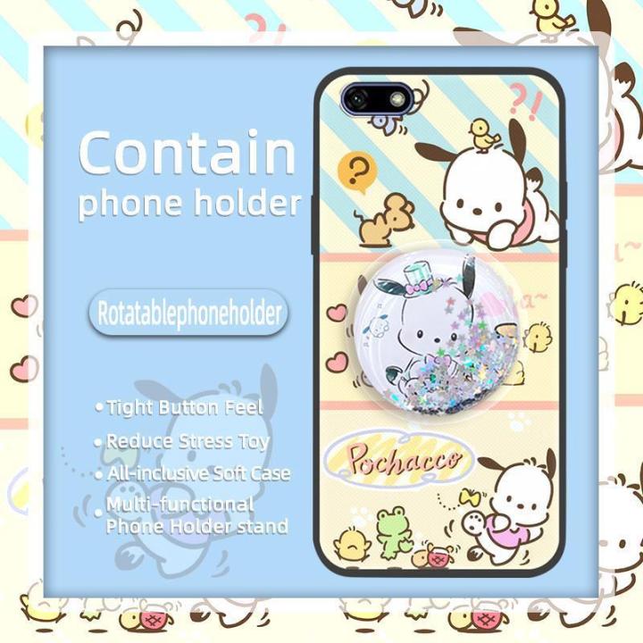 Back%20Cover%20Kickstand%20Phone%20Case%20For%20Huawei%20Y5%202018/Honor%207s/8%20Lite%20Glitter%20Skin%20feel%20silicone%20Simplicity%20Cartoon%20TPU%20-%20Image%206