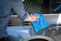 Professional Grade Premium Microfiber Towel Cloth 1 Piece Blue - 60x30 cm (Car washing cloth). 