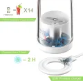 Portable blender smoothie maker, 350ml fresh juice mini blender bottle with usb fast charging, multifunctional milkshake juice smoothie bottle for gym, office, baby food, travel. 