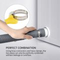 Drain Hose Extension Set Universal Washing Machine Hose 1.5M, Include Bracket Hose Connector and Hose Clamps Drain Hoses. 