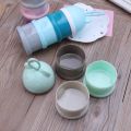 Portable Baby Food & Milk Powder Container | BPA Free 3 Separate Layers of Storage for Different Items |  With Milk Powder Funnel Dispenser. 