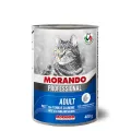 MORANDO PROFESSIONAL PATE WITH TUNA & SALMON CAT WET FOOD TIN 400g. 