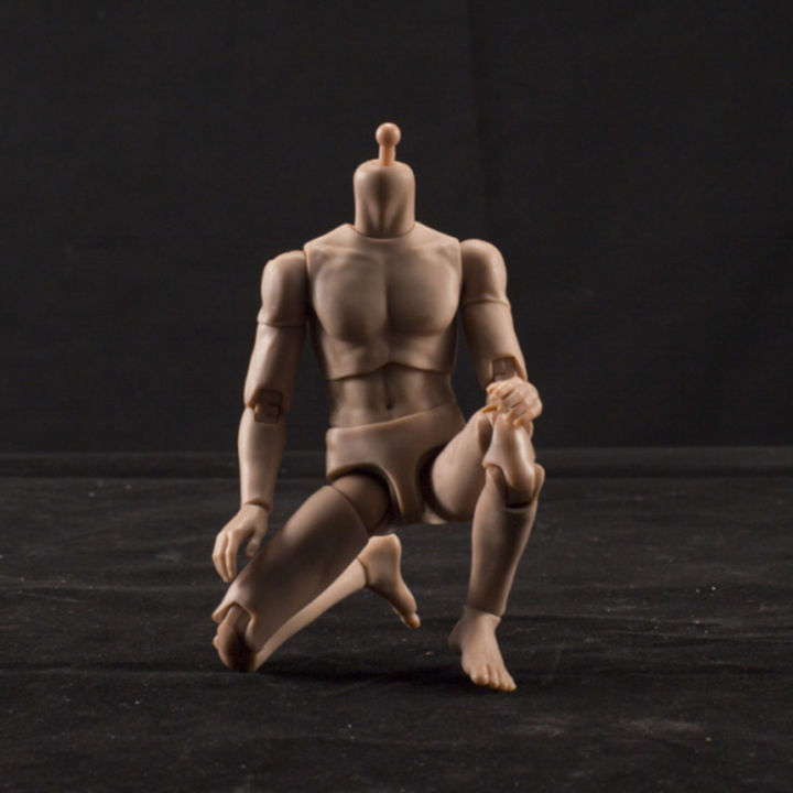 1/12 Scale Male Body Super Flexible Joint Body Model Normal Skin/wheat ...