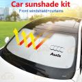 Car Window Sun Shade Windshield Visor Car Accessories For Audi A3 A4 A5 A6 A7 A8 Q2 Q3 Q4 Q5 Q6 Q7 Q8. 