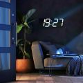 Interior Clock Alarm for Electronic Wall Decor Table Digital Decoration Bedroom Led Home Modern. 