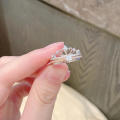 Gift Wedding For Valentine's Day Accessories Jewelry Romantic Classic 2 In 1 Princess Rings. 