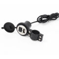 Waterproof Motorcycle 12V USB Charger Cellphone DC 5V/1A Car Charger Power Adapter with Wire for Motor Bike. 