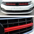 Car Front Bumper Grille Trim Cover Strip Decoration for 2019 2020 2021 Red. 