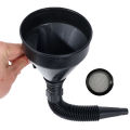 2-In-1 Refueling Funnel With Strainer Can Spout For Oil Water Fuel Petrol Diesel Gasoline For Auto Car Motorcycle Bike Truck ATV. 