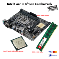 Core I5 6th Gen Combo Pack | Asus H110 6th Gen Motherboard / I5 6th Gen Processor / DDR4 8GB Ram. 