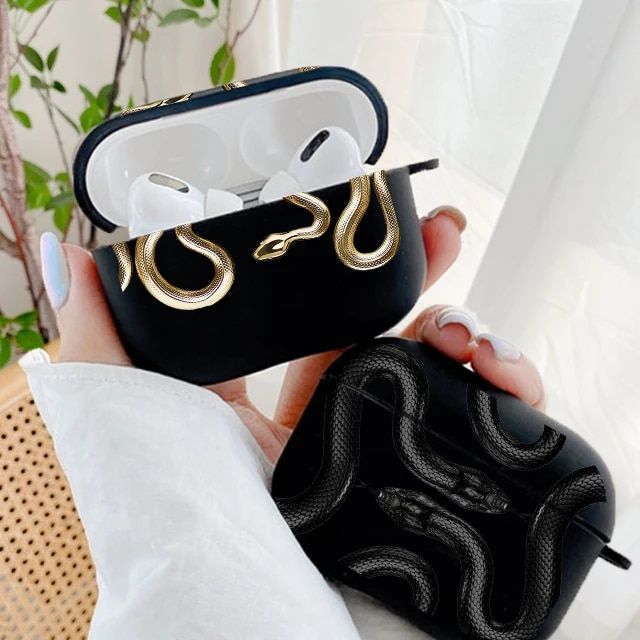 Believesinkinte%20Animal%20King%20Snake%20Cool%20Black%20Airpod%20Cases%20Air%20Pro%203%20for%20AirpodPortable%20s%20Pro%202%203rd%20Pods%20Gen%20Airpord%20Cases%20Ins%20Style%20Black%20Cover%20Funda%20-%20Image%204