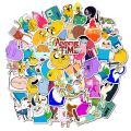 60pcs Adventure Time Stickers Pack For Kids for Laptops skateboard luggage. 