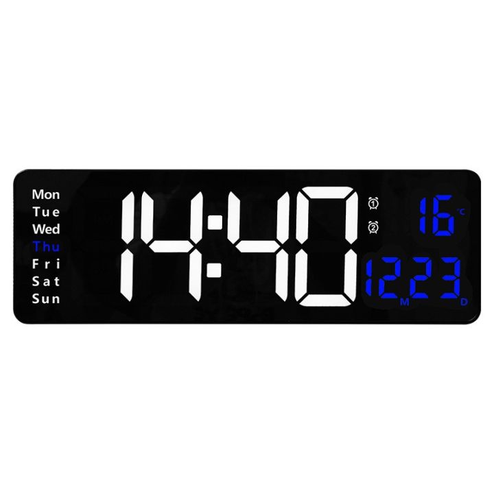 13%20Inch%20Large%20Wall%20Clock%20Remote%20Control%20Memory%20Electronic%20Clock%20Date%20Week%20Temperature%20Display%20Bedside%20Clock%2010%20Level%20Brightness%20LED%20Digital%20Clock%20-%20Image%205