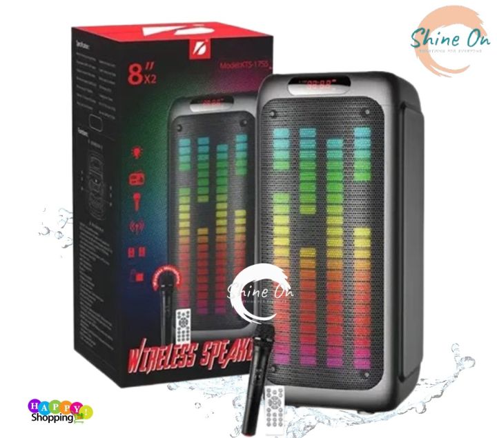 KTS 1755 Bluetooth Karaoke Speaker with Wireless Mic