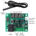 LKPCIGCXM W1209 DC 12V Digital Temperature Controller Board -50-110°C Electronic Temperature Temp Control Module Switch (1-Pack). 