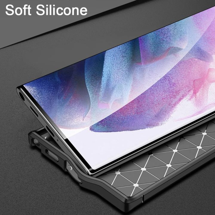 KEYSION%20Shockproof%20Case%20for%20Samsung%20S22%20Ultra%205G%20S24+%20Leather%20Texture%20Silicone%20Phone%20cover%20for%20Galaxy%20S23%20Ulta%20S21%20FE%20S20%20FE%20-%20Image%205