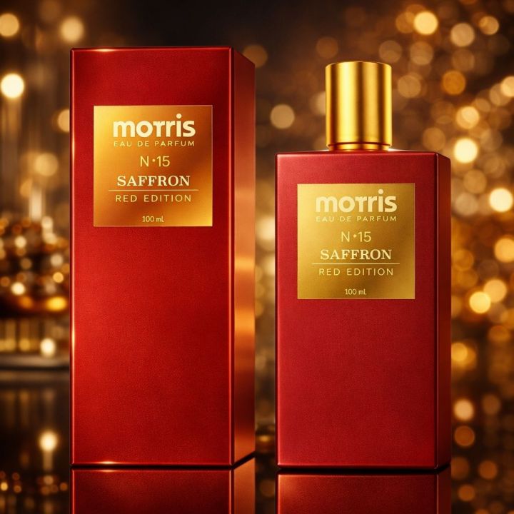 Morris N°15 Saffron Red Edition Eau De Parfum 100ml | Long Lasting Luxury Unisex Perfume