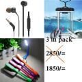 T110 In Ear Headphones Pure Bass Earphone+Product details of Universal Waterproof Phone Case Water Proof Bag Underwater Dry Bag Mobile Phone Pouch PV Cover For Samsung+Portable LED USB Light. 