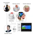 PGST PG-107 4.3 Inch Full Touch Screen  4G Wireless Home Alarm System WiFi Security System with ,Compatible with Alexa and Google. 