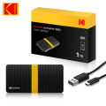 New KODAK X200 Type C USB3.1 Gen 2 external hard drive ssd 128GB 512GB 256GB Mini Portable Solid State Drives for MacBook PC. 