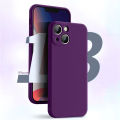 Dark Purple For iPhone 16 Liquid Silicone Phone Case 11 12 13 14 15 Pro Max Mini X XS XR 7 8 14 15 16 Plus Full Protection case. 