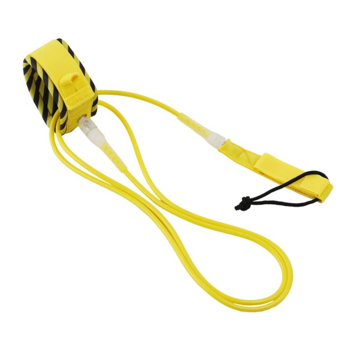 6FT Hoge Kwaliteit Paddle Leash Sports Surfboard Foot Rope Water Supplies Accessories 6Ft Yellow