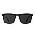 【HavenHub】Sunglasses for Men High-End Face Square Internet Celebrity Style Black Sunglasses UV Protection Strong Light. 