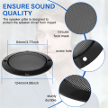 Sojhoop 2Pcs 4 Inch Speaker Speaker Grille Speaker Replaceable Round Speaker Protection Grille. 