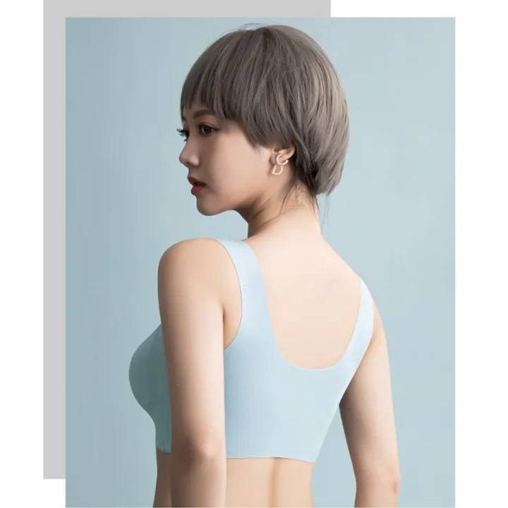 Beautiful%20back%20bra%20seamless%20bra%20gathered%20bra%20push%20up%20girl%20underwear%20-%20Image%206