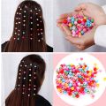 Mini Colourful Round Hair Clips 50pcs. 