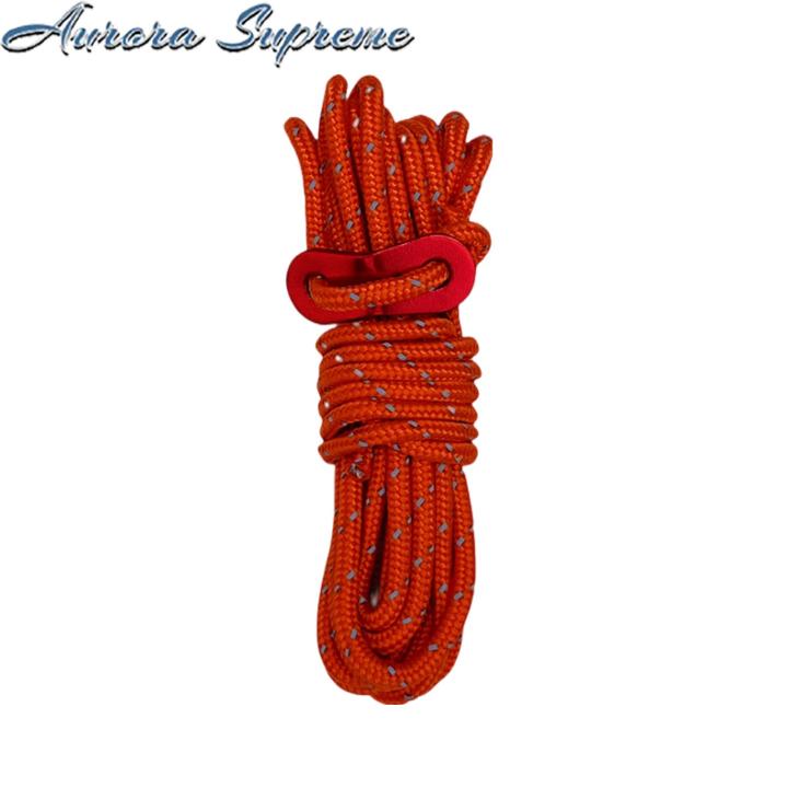 4mm thick canopy windproof rope reflective rope tent rope outdoor ...