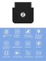 GPS Tracker 16PIN OBD 2 Plug Play Car GSM Tracking Device GPS Locator OBDII with Online Software IOS Andriod APP. 