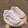 ︾ Thick Bottom Lazy Half Summer New Slippers Years 2024 Canvas Breathable Daddy Closed Toe Height Increasing Skinny Shoes Ladies Bra +. 