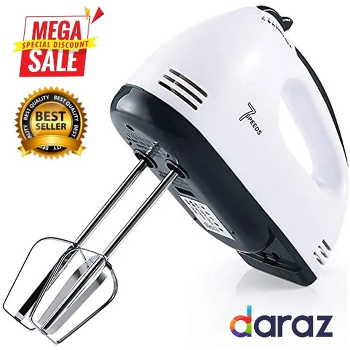 7 Speed Hand Beater, Hand Mixer 180W