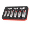 Open Oil Pipe Disassembly Sleeve Slotted Oxygen Sensor Wrench Flare Nut Socket Set Fuel Injection Hexagonal Repair Tool. 