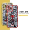 [Op057] Xiaomi POCO X3 NFC x4 x 5 m3 M4 11 Lite 11t Pro Hidden Spider Man Deadman Groot TPU Transparent Zacht. 