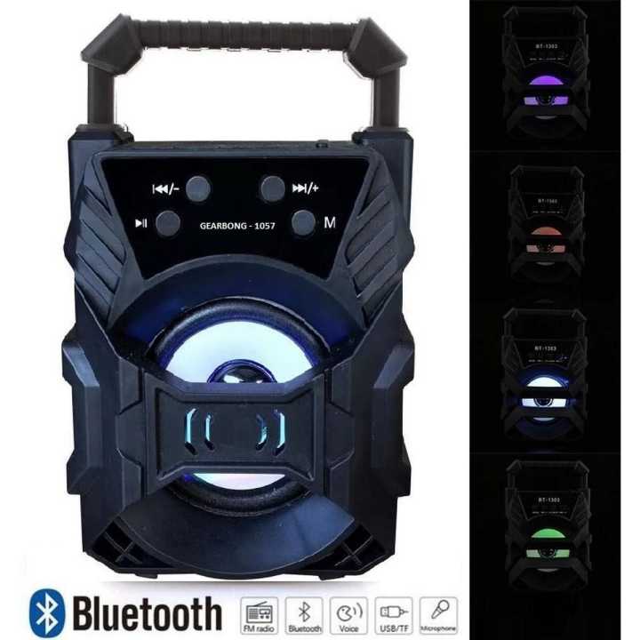 Bluetooth Rechargeable Speaker with FM Radio, TF Memory Card Reader and ...