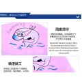 Children's Swimming CappuCoated Baby Cartoon Waterproof Swimming Cap Boys and Girls Universal Ear-Protecting Swimming Cap Swimming Goggles Set. 