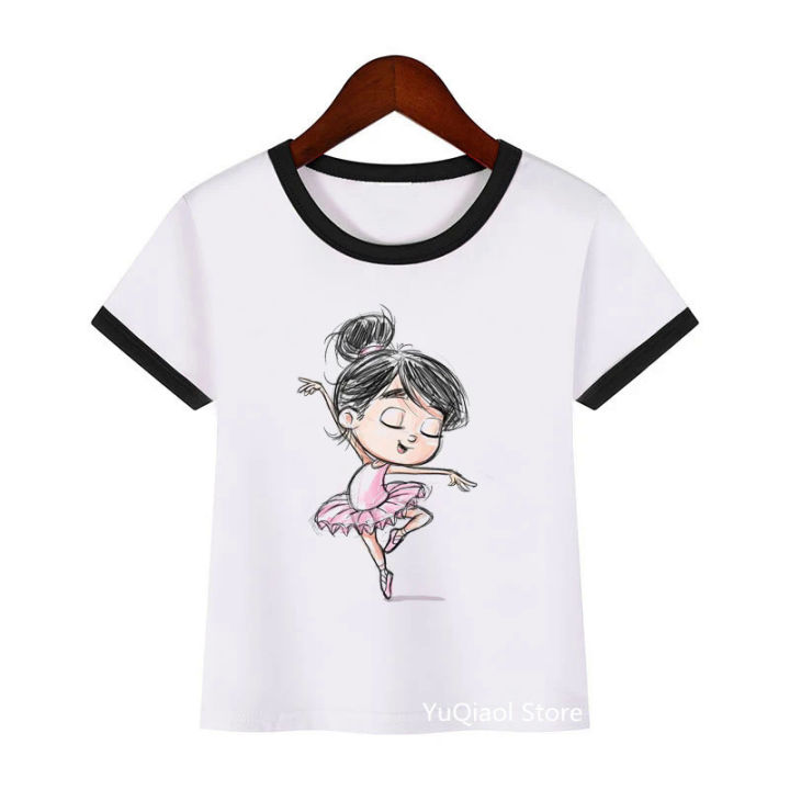 New%20Funny%20Cute%20Ballet%20Girl%20Cartoon%20Print%20Kids%20Tshirt%20Girls%20Summer%20Fashion%20Kawaii%20Clothes%20T-Shirt%20Girls%20Short%20Sleeve%20T%20Shirt%20-%20Image%203