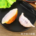 Tiktok Same PVC Simulation Dumpling Props Children's Cognitive Toy Simulation Food Fake Dumpling Fried Dumpling Model. 