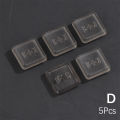 5pcs Choc Low Profile Pbt Key Caps For Chocolate Switch Mechanical Keyboard Ultra Thin Black White Transparent Choc Key Caps. 