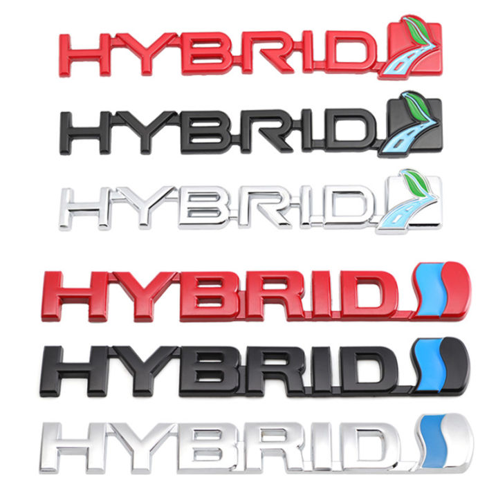 Car%20Sticker%20Hybrid%20Logo%20Emblem%20Badge%20Decal%20For%20Toyota%20Auris%20Prius%20Rav4%20Yaristouring%20Honda%20Civic%20City%20Ford%20Ecosport%20Kuga%20Fusion%20-%20Image%203