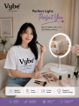 Vanity Makeup Mirror with Lights, Adjustable Brightness, 3 Colors LEDs, Flexible Multi-Angle for Makeup. 