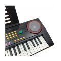 Yongmei YM-238C 44-Keys Electronic Keyboard Piano with Mic, power adaptor, Music Rest (YM-238 Black 44 keyboard organ music yong mei keyboard organ. 
