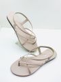 High Quality New Ladies Cross Women Gladiator Flat Shoes Women / Shoes / Slides & Flip Flops / House Slippers/Gift. 