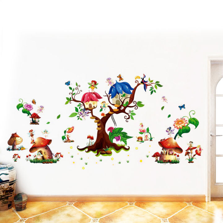Kids%20Newest%20cute%20cartoon%20animals%20tree%20house%20baby%20Wall%20D%C3%A9cor%20children%20bedroom%20room%20decor%20wall%20stickers%20removable%20kids%20nursery%20decal%20sticker%20-%20Image%204