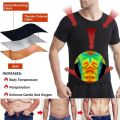 Professional Sauna Suit for Men Women Sweat Sauna Shirt Workout Sauna Vest Short Sleeve Jacket Top Body Shaper Slimming Fitness. 