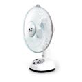 AIKO 12″ AC / DC Rechargeable Table Fan with Light AS-6888F. 