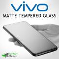 Mongo Perfect Vivo Full Cover Matte Texture Tempered Glass non Shining Screen Protector Frosted Glass for Vivo Y12 , Y11 2019 , Y15 , Y17 , Y19, S1 , S1 Pro , V17 Y20 , Y30 , Y50 , Y12s Mobile. 