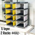 5-layer Book Rack 2pcs Combo pack Elegant Racks. 